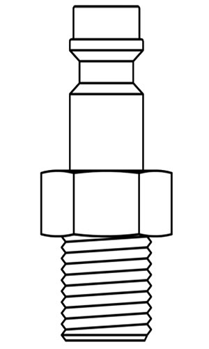 Male Thread BSPT / BSPP Plug