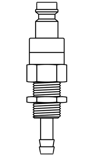 Bulkhead To Hose Tail Plug