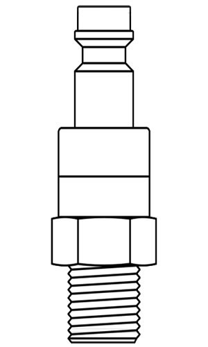 Male Thread BSPP Plug