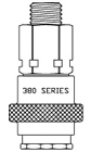 Male Thread BSPT Coupling (Bulbous Sleeve)