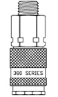 Male Thread BSPT Coupling (Straight Sleeve)