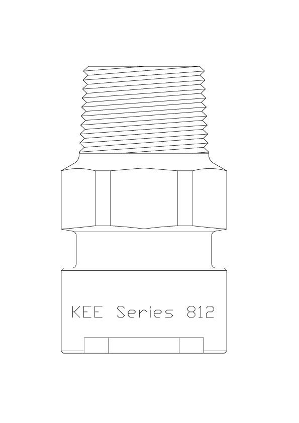 Male Thread BSPT Coupling