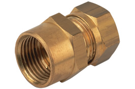 Female Pressure Gauge - BSPP x Tube