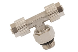 Swivel Male Stud Tee - Centre Leg BSPP