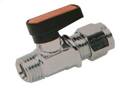 Mini Ball Valve - Male BSPP x Tube