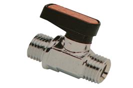 Mini Ball Valve - Male BSPT x Male BSPP