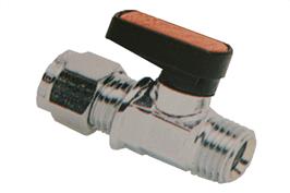 Mini Ball Valve - Male BSPT x Tube