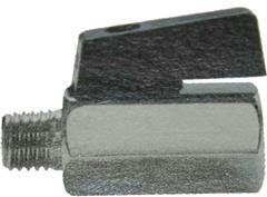 Mini Ball Valve Brass - Male BSPP x Female BSPP (Black Handle)