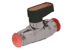 Mini Ball Valve Brass - Push-in x Push-in