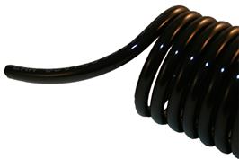 Polyurethane Coil Hose Black