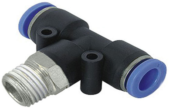 Male Centre Leg Swivel Tee BSPT