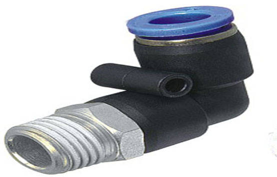 Male Stud Swivel Elbow BSPT