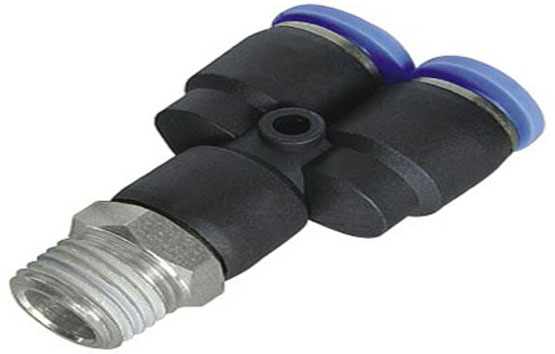 Male Stud Swivel Y BSPT