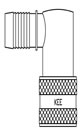 Hose Tail Coupling  90 deg