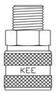 Male Thread BSPP Coupling