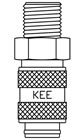 Male Thread BSPP Coupling
