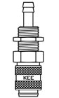 Bulkhead To Hose Tail Coupling