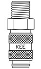 Male Thread Metric Coupling