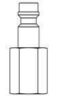 Female Thread BSPP Plug