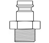Male Thread BSPP Plug