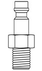 Male Thread BSPT Plug